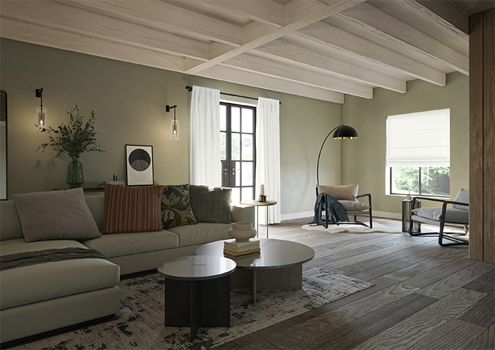 Akoya Faux Silk, Lustre White - Made to Measure Curtains - Image 8